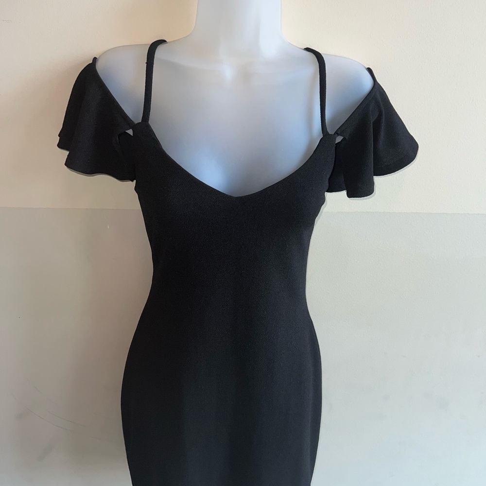 Black Off-Shoulder Dress